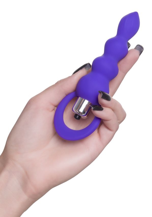 A miniature size suits a novice even. Beaded tip provides a ... ToDo - Twisty Vibro Plug - Purple photo-2