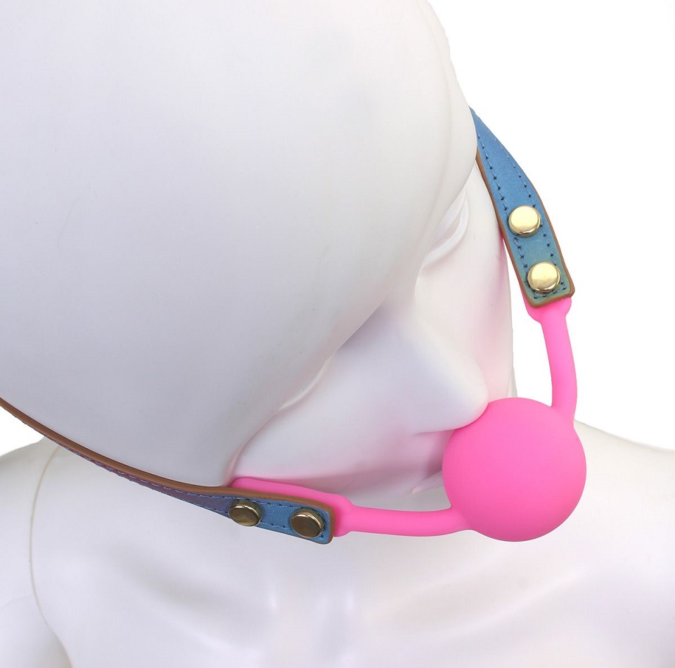 This gorgeous rainbow coloured gag is a must have for your B... Kiotos - Ball Gag - Rainbow photo-6