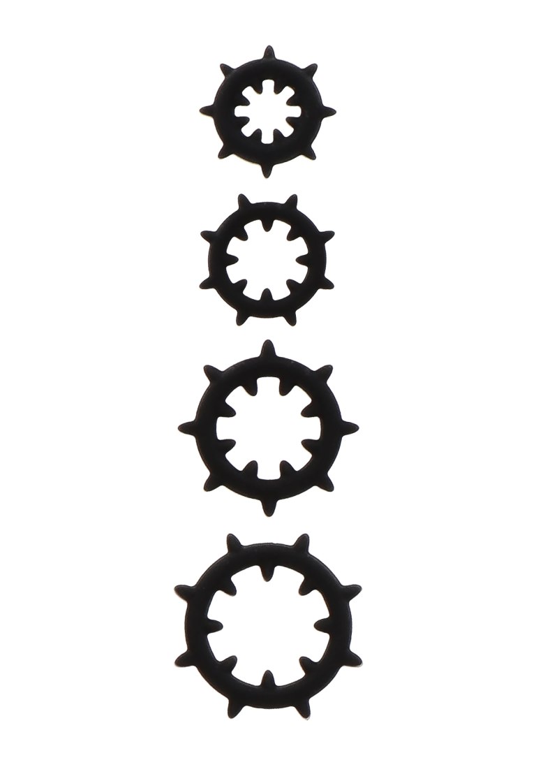 Nipples are the most sensitive part of the breasts. Due to m... Taboom - Nipple Enlargers w 8 Rings - Black photo-3