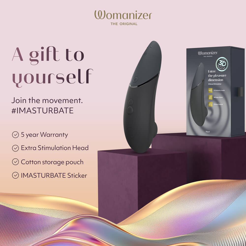 Womanizer Next 阴蒂吸啜器采用先进的3D Pleasure Air科技,结合Dynamic Dimensi... Womanizer - Next 阴蒂吸啜器 - 黑色 照片-2