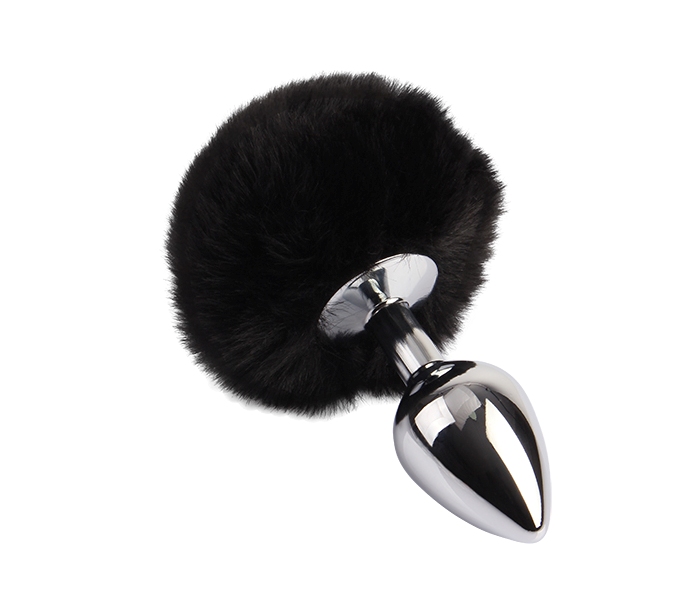 Soft&bushy tail, Anal train, Tapered easy entry tip, Rolepla... Chisa - Frolics Tail Butt Plug - Black photo-2