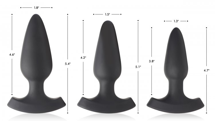 Show off your heart and your rhythm! This anal plug has a br... Booty Sparks - Laser Heart Anal Plug M - Black photo-8