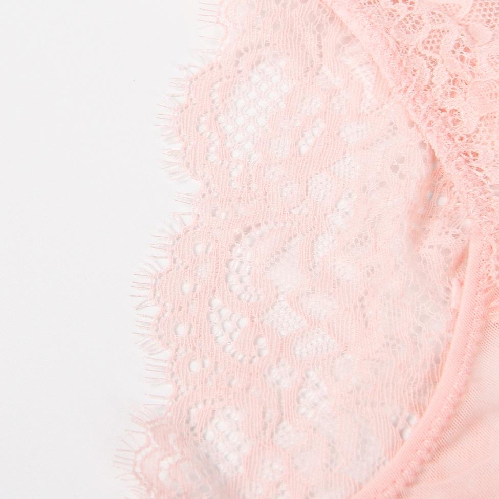 High quality sexy floral lace panty with open back
Material... Ohyeah - Floral Lace Panty - Pink - 5XL photo-9
