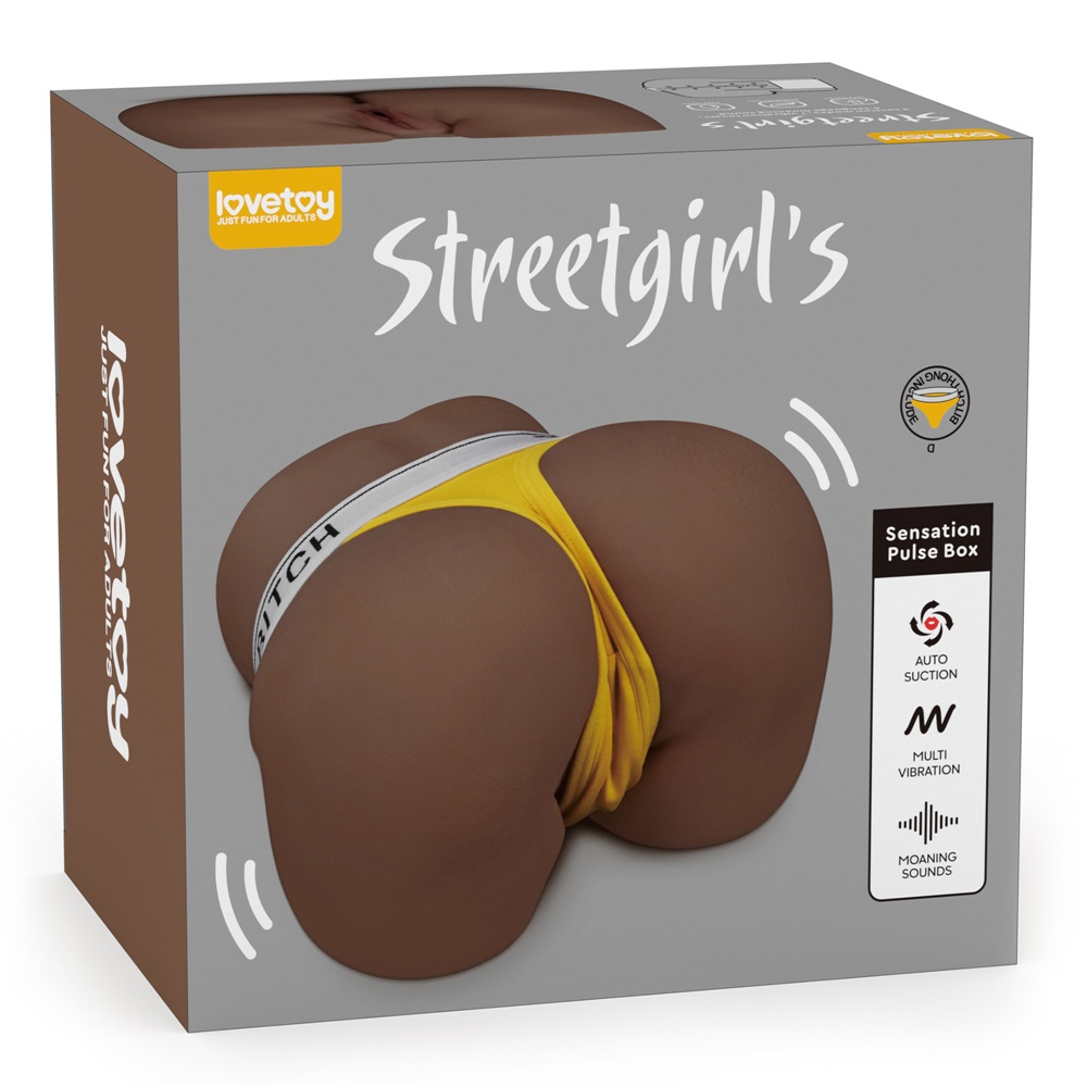 Introducing our exquisitely designed pleasure tool, the Stre... Lovetoy - Streetgirl #14 Sensation Pulse Masturbator 2.5kg - Black photo-18