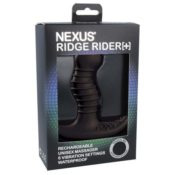 The Nexus Ridge Rider is a dual G or P spot and perineum mas... Nexus - Ridge Rider Anal Vibe - Black photo-3