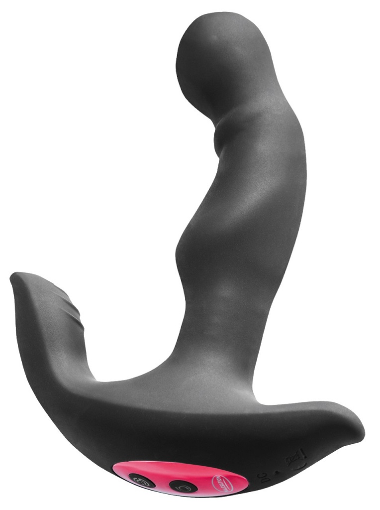 Prostate massager imaginatively and cleverly designed for du... Malesation - Rimming Hero Prostate Vibe - Black photo-2