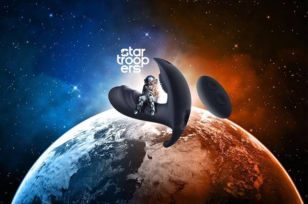 Reach for the stars with the Atomic prostate massager from t... Dreamtoys - Atomic Prostate Massager w Remote - Blue photo-7