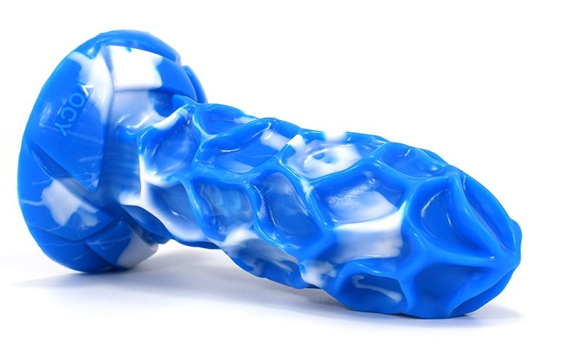Ancient Mythical Beast -JiOt silicone anal plug, realistic a... FAAK - Mythical Beast JiOt Plug - Blue/White photo-7