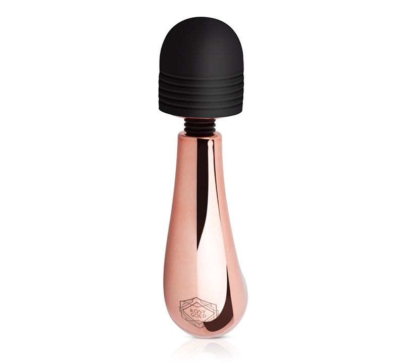 A wand vibrator is often too big or too heavy during use. Th... Rosy Gold - Nouveau Mini Curve Massager - Pink photo-2