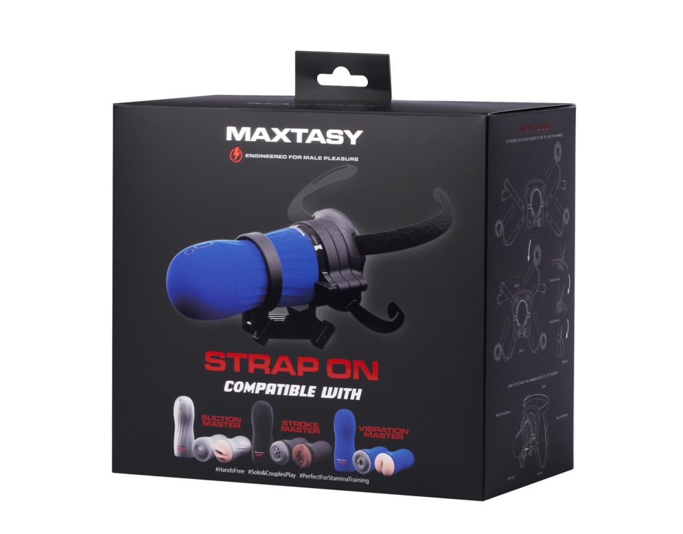 Have you ever experienced a truly hands-free orgasm? Believe... Maxtasy - Strap-On for Masturbator - Black photo-7