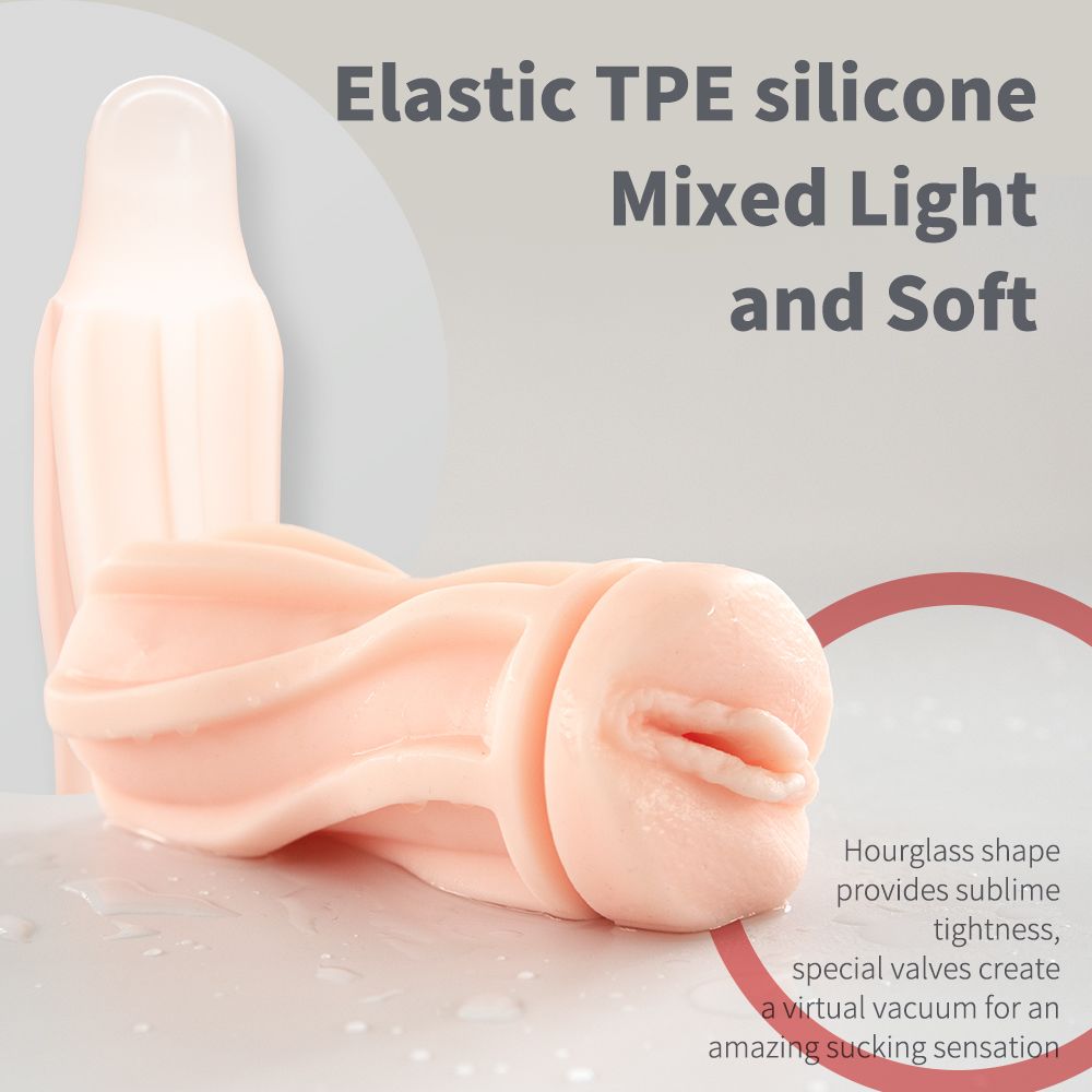 Complere with a real woman vagina design and exclusive textu... Drywell - Space Pussy Masturbator - White photo-5
