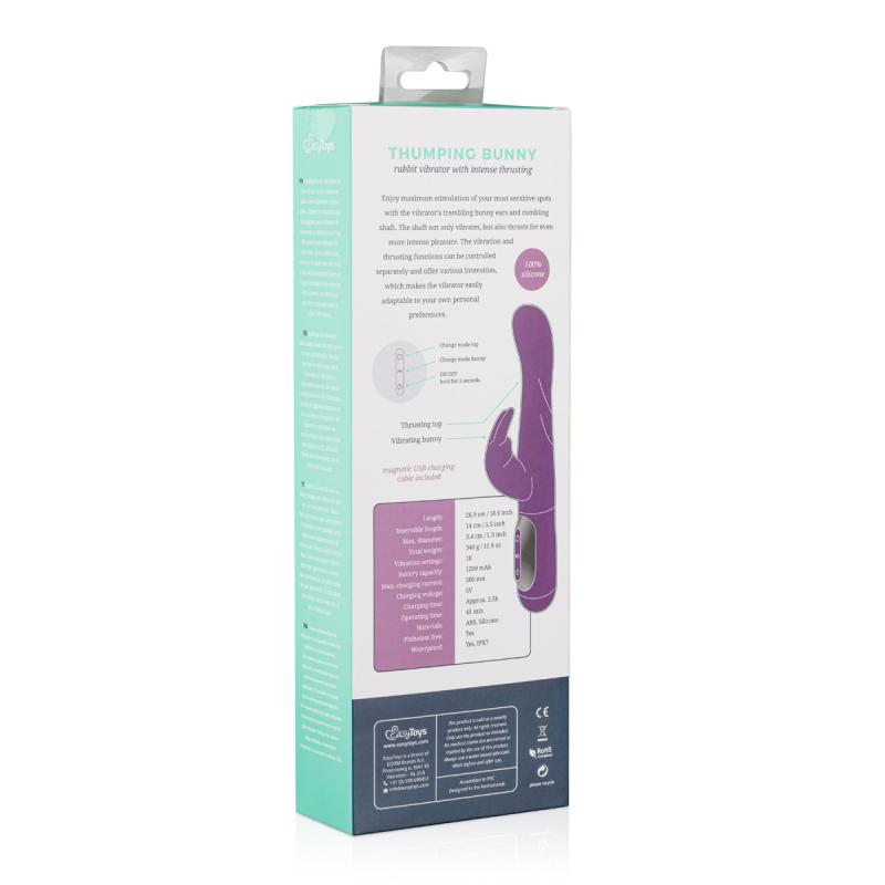 Are you looking for a toy that stimulates all your sensitive... Easytoys - Thumping Bunny Vibe - Purple photo-10
