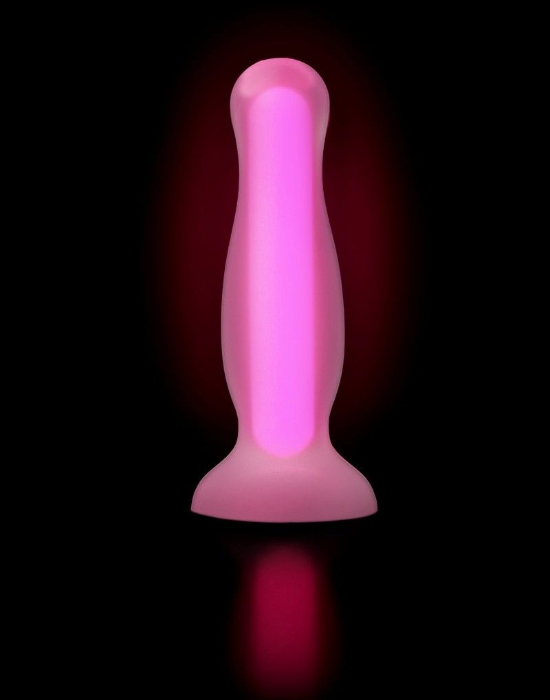 Glowing in the dark John Glow is your chance to go beyond re... Beyond - John Glow Anal Plug - Pink photo-5