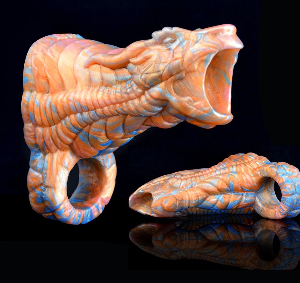 Material: silicone
Intotal L: 12.2cm
Diameter: 5.6cm
Net Wei... FAAK - Dragon Sleeve photo-9