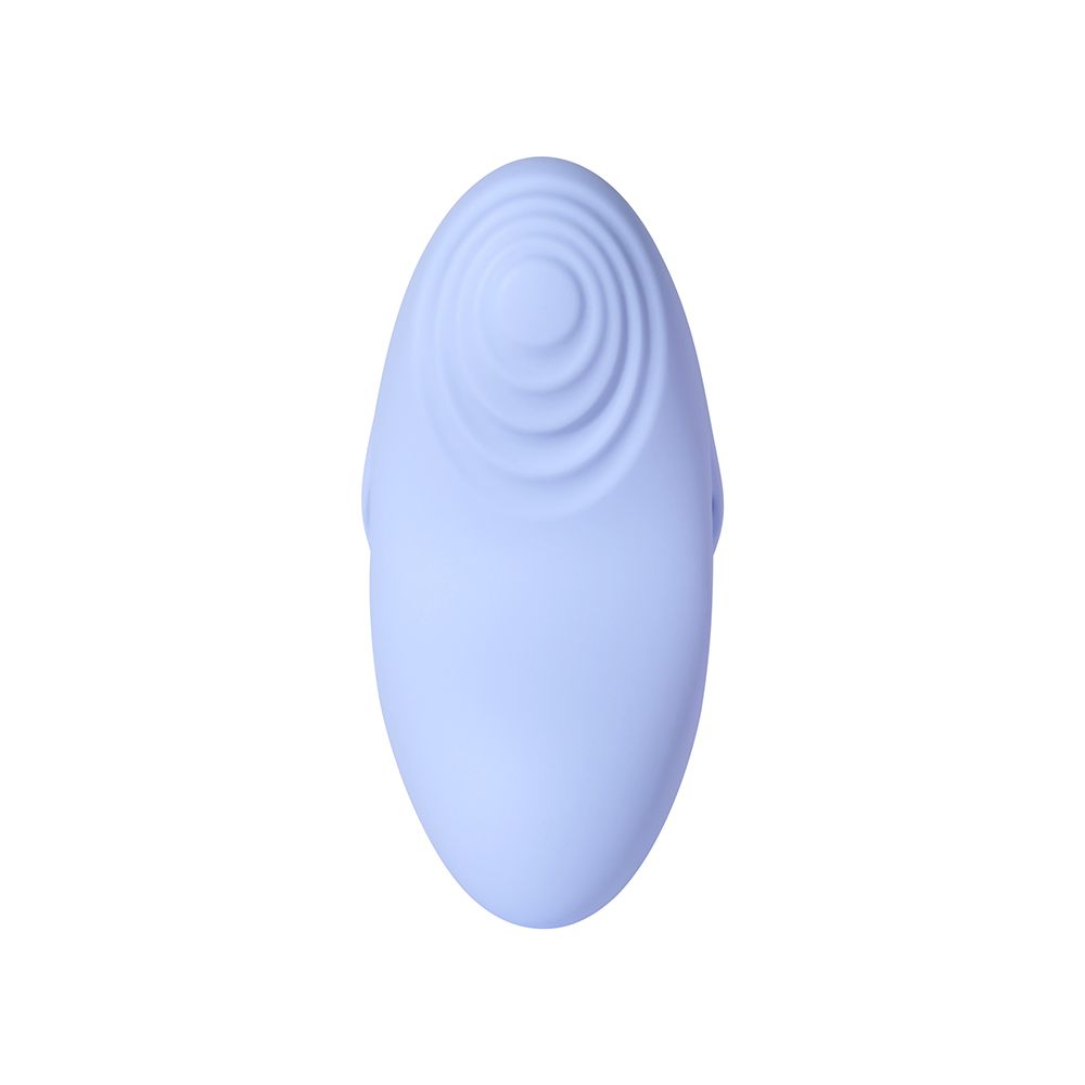 Echo 2 becomes a second skin once you slip this curved, flex... SVAKOM - Echo 2 APP Flexible Finger Vibrator - Sky Blue photo-6