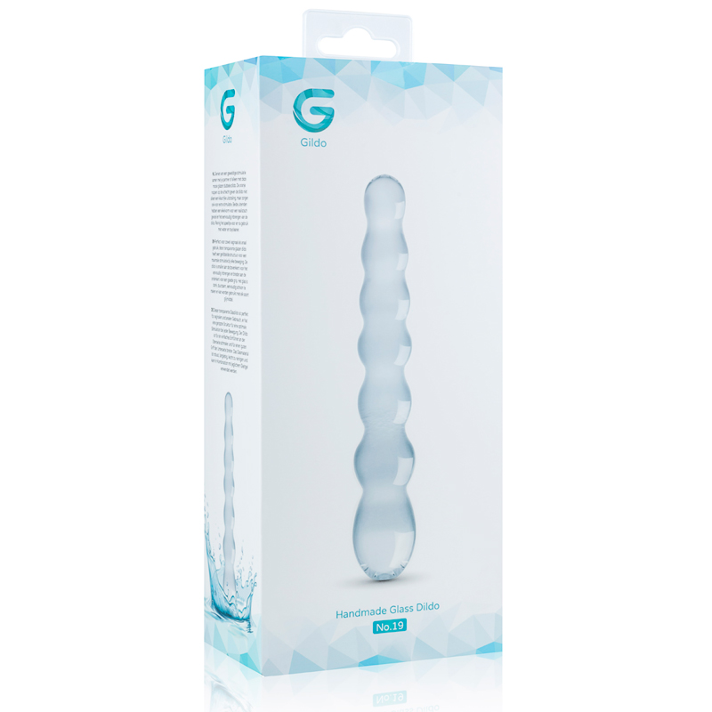This beaded dildo is indispensable in every nightstand. The ... Gildo - Glass Dildo No. 19 - Clear photo-7