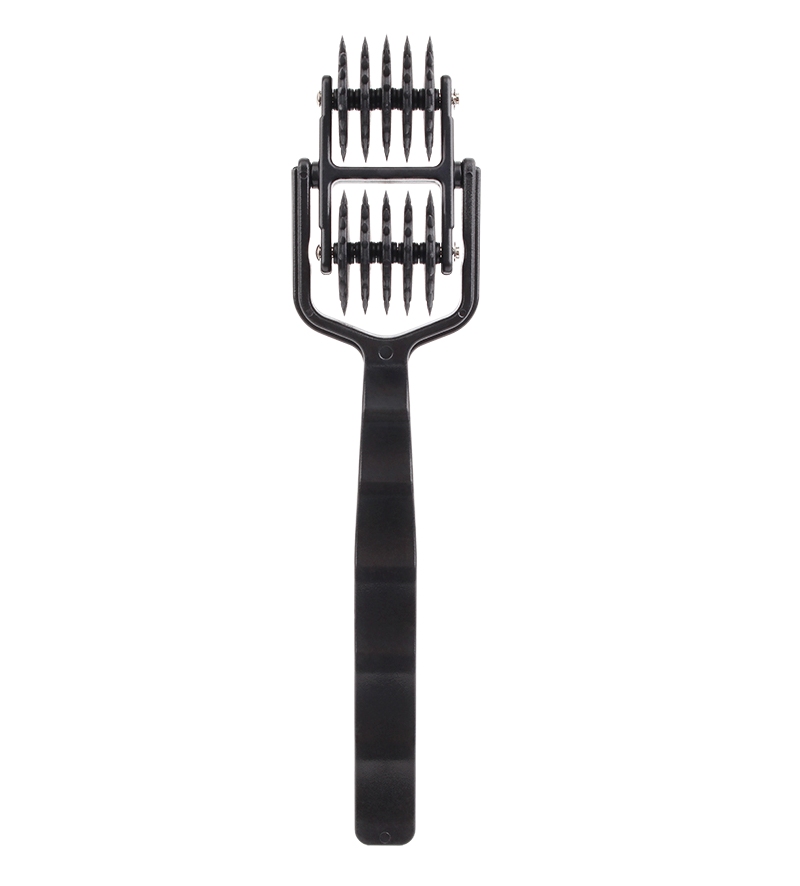 Stimulating Pinwheel With Sharp Rollers, Great In Combinatio... Chisa - 5 Row Double Pinwheel - Black photo-2