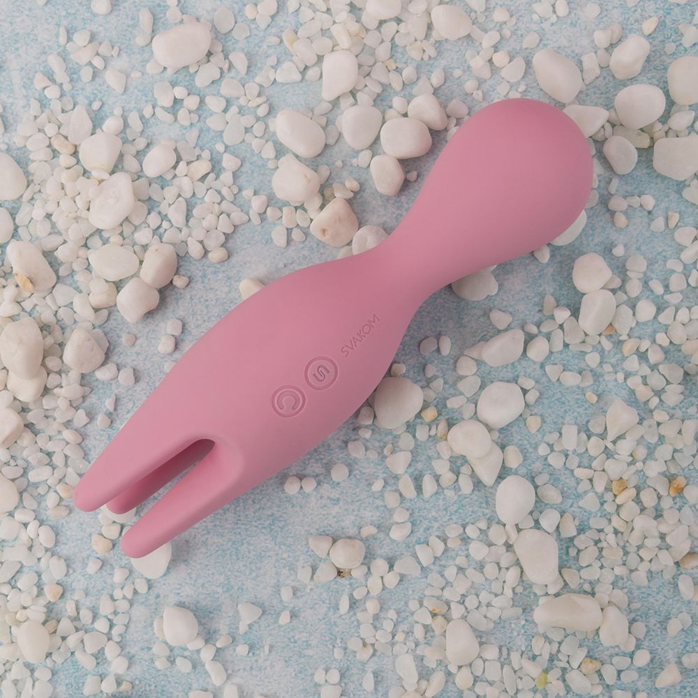 Nymph is a powerful and cute vibrator with a unique appearan... SVAKOM - Nymph Stimulator - Pale Pink photo-9