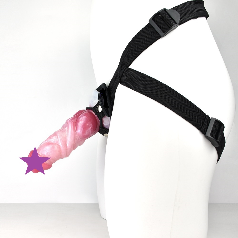 Material:silicone
Intotal L: 17.5cm
Insert L: 15cm
Diameter... FAAK - Demon Wolf Randy Strap-On - Rosy photo-2