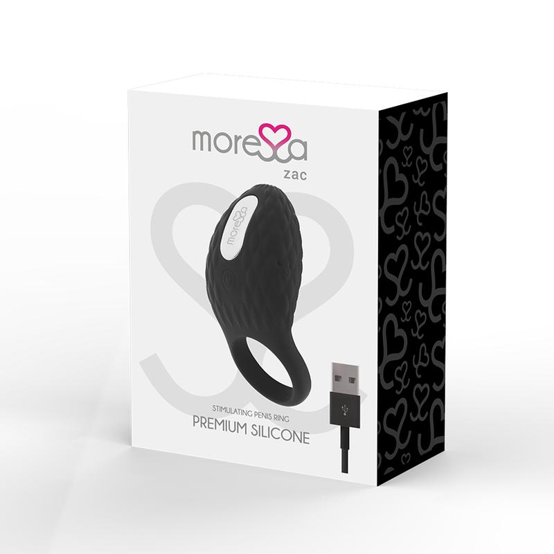 SOPHISTICATED, thanks to its technology and dedicated to the... Moressa - Zac Vibro Ring - Black photo-2