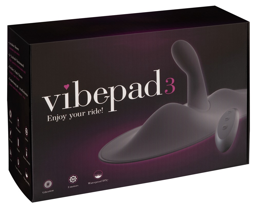 Exclusive design – now with additional G-spot vibrator!
The ... Vibepad 3 - Stimulator w G-Spot Vibrator - Black photo-11