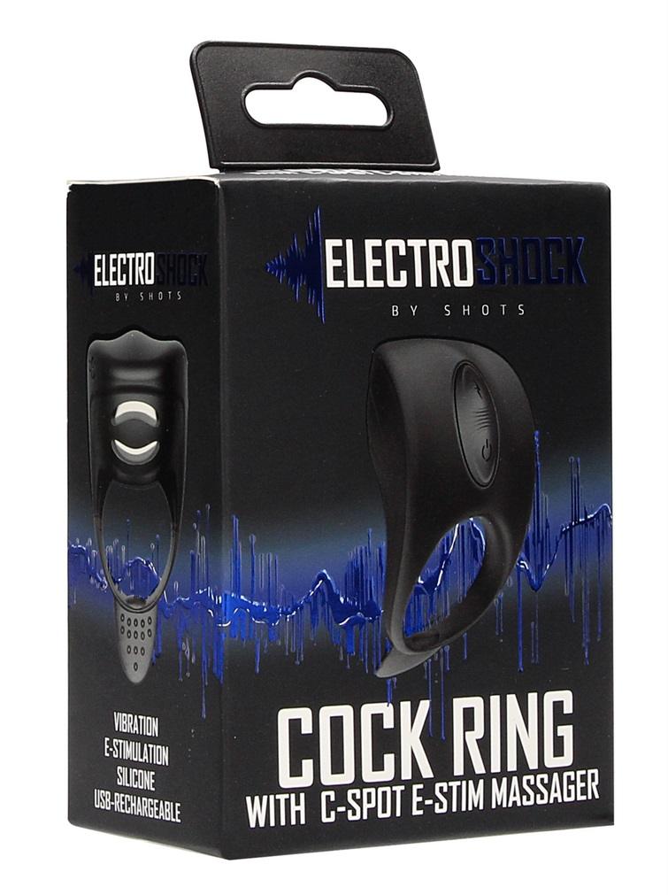 Add a buzz to your sex play with this brand new line of ELEC... ElectroShock - E-Stim Cock Ring - Black photo-8