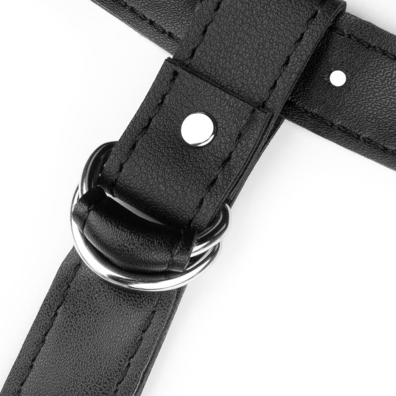 Bring your intimate moments to new heights with this double-... Easy Toys - Double Strap-On Harness - Black photo-4