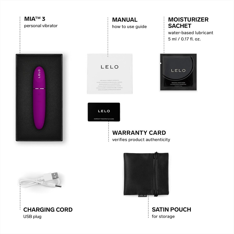 Introducing MIA 3, the discreet lipstick vibrator for on-the... Lelo - Mia 3 Mini Vibrator - Deep Rose photo-6