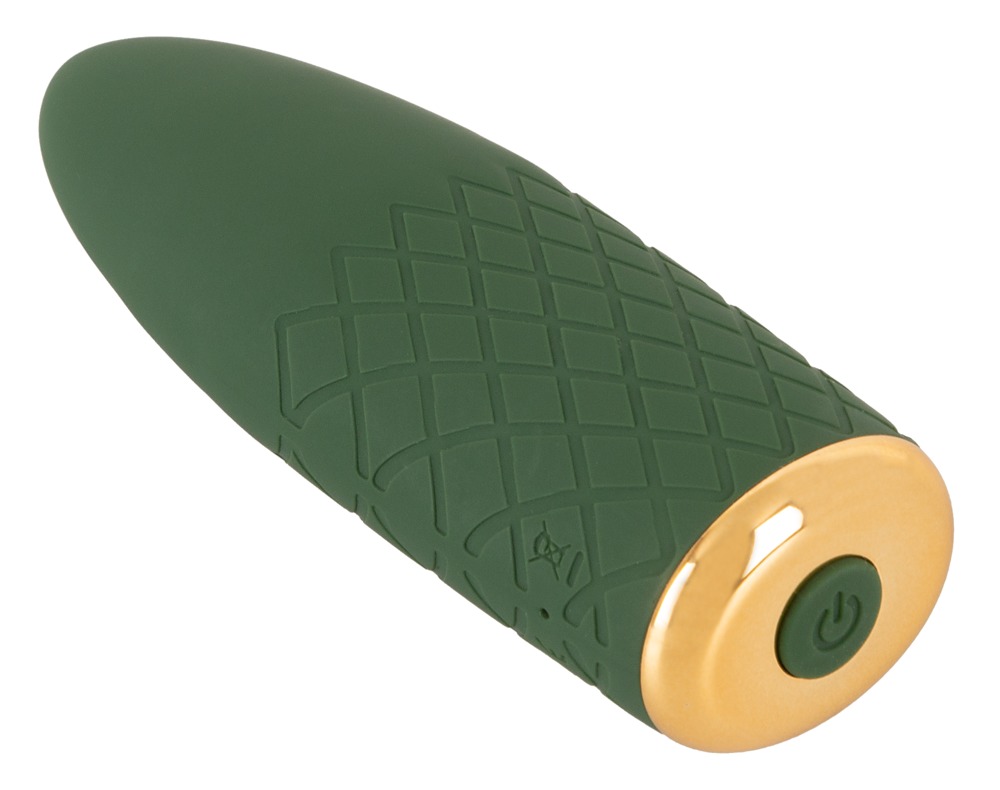 Luxurious, small, vibrating and powerful vibrator that fits ... Emerald Love - Luxurious Mini Vibe - Green photo-5