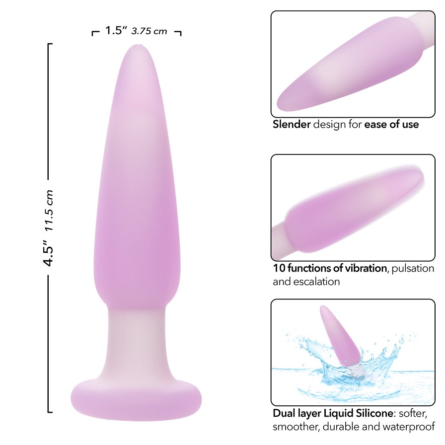 Dive into a world of pleasure with the Lavender Haze Slender... CEN - Lavender Haze Slender Vibro Plug - Purple photo-8