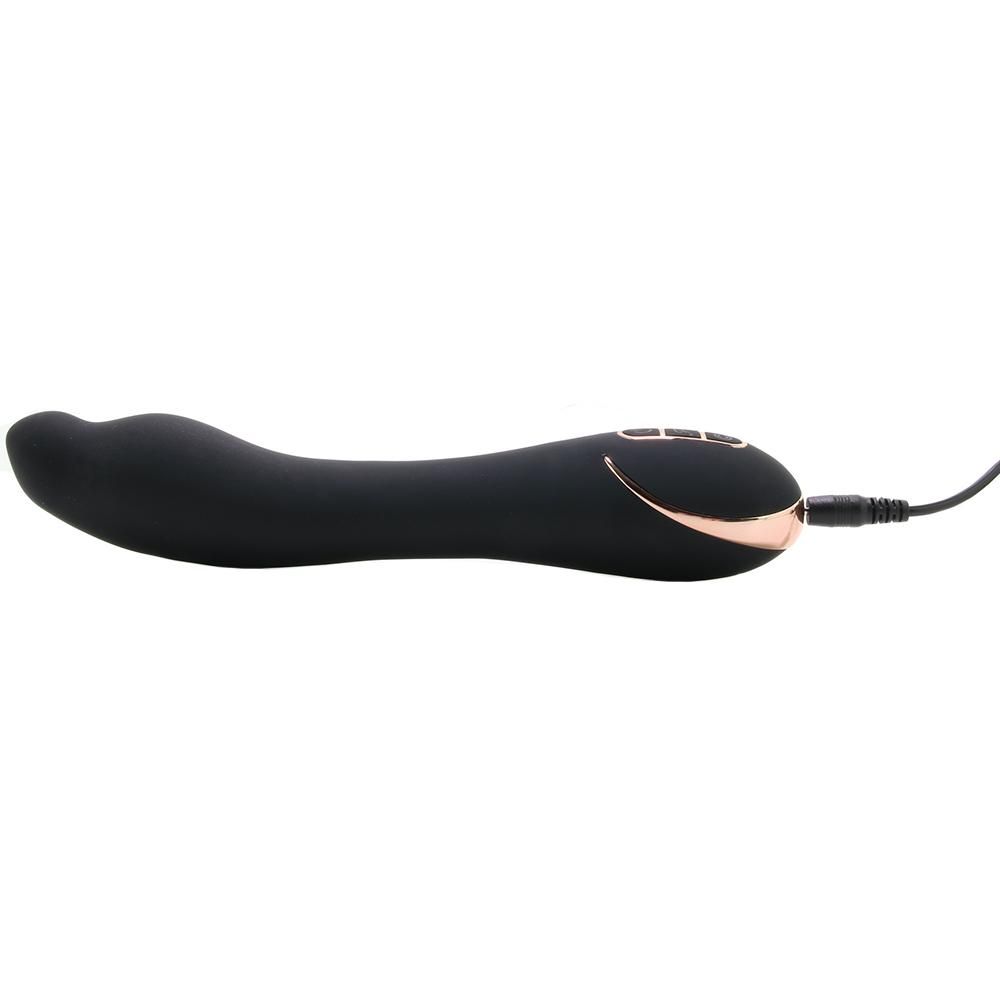 Blending targeted g-spot gyration with ten incredible modes ... FOH - Rechargeable Come Hither G-Spot Vibrator - Black photo-5