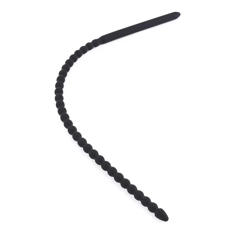 Ribbed urethral plugs set for additional stimulation
Easy t... MT - Threaded Urethral Plug Set - Black photo-6