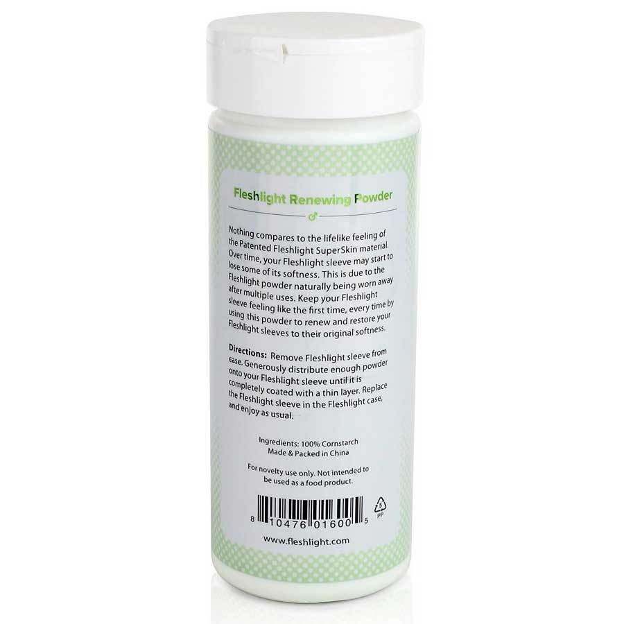 Nothing compares to the lifelike feeling of the Patented Fle... Fleshlight - Renewing Powder - 118ml photo-2