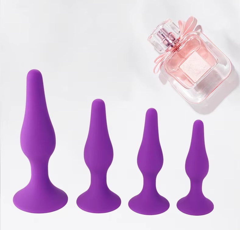 Round water drop design is easier entry will not hurt the sk... MT - Suction Cup Plug S - Purple photo-9