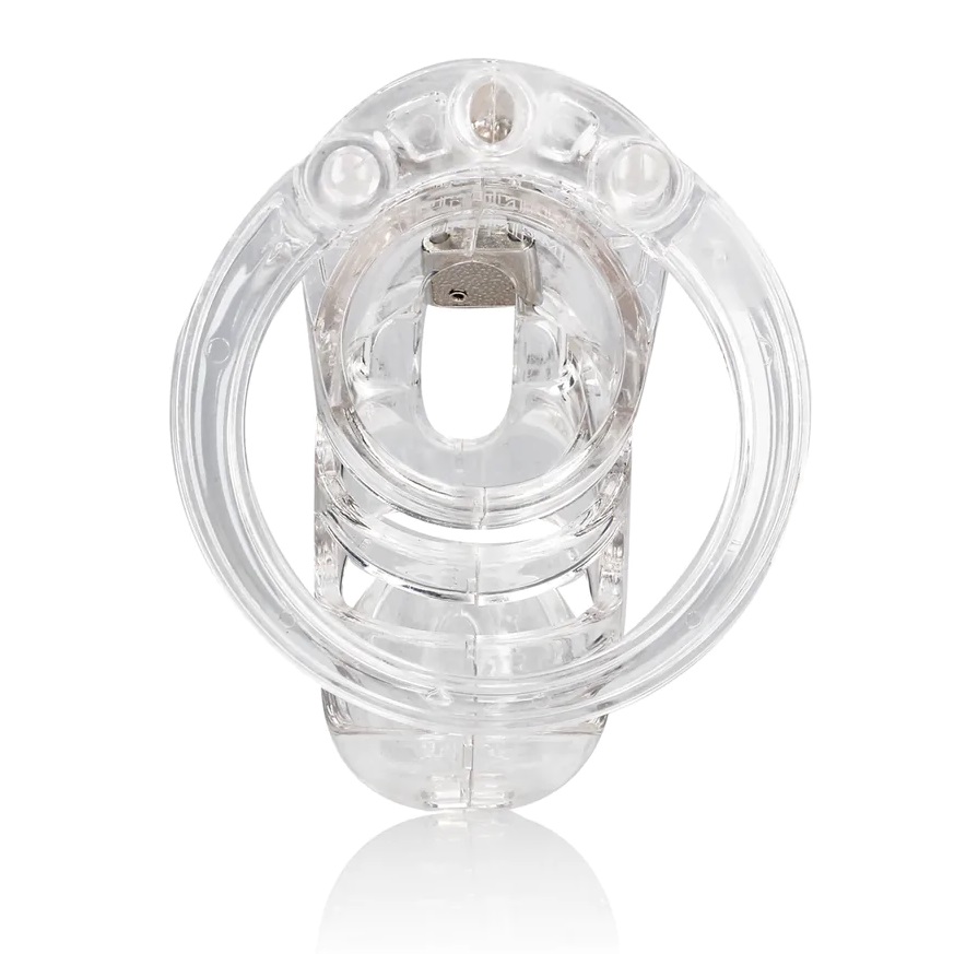 Take your bdsm-play to the next level! Control or be control... ManCage - Chastity Cage #25 - Clear photo-2