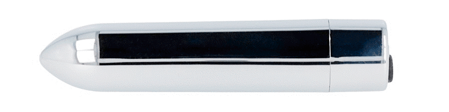 Its design makes it possible to externally stimulate the mon... Black&Silver - Kailan Vibro Bullet - Silver photo-2