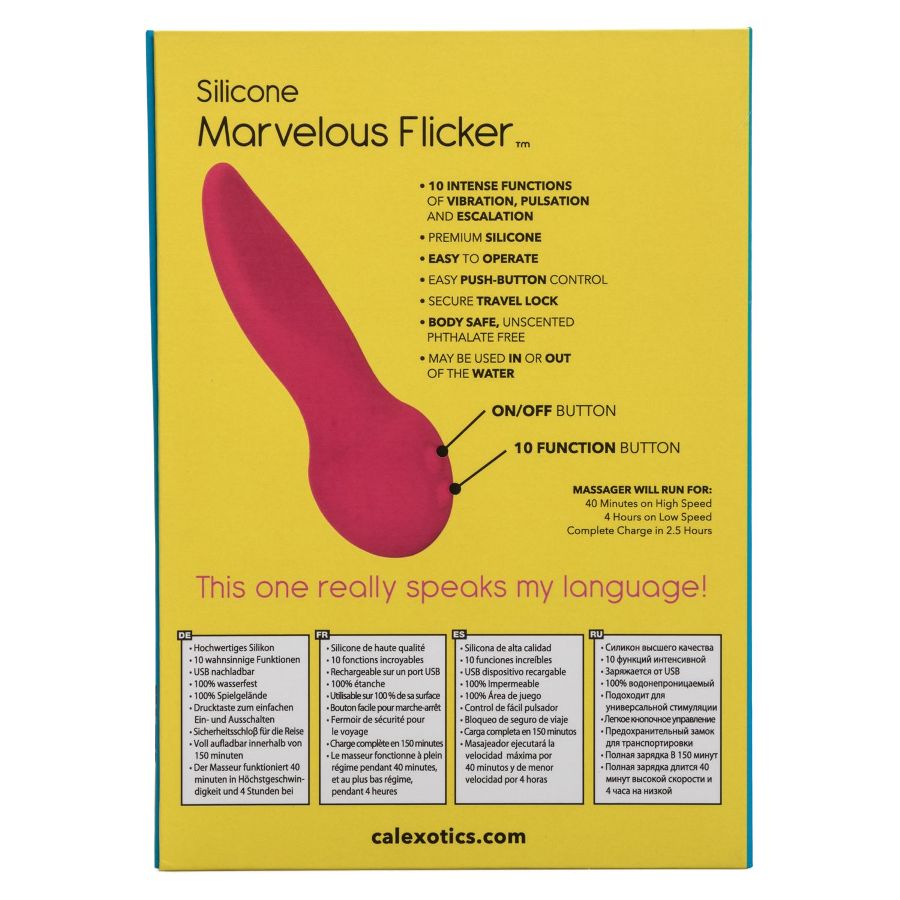 .
CEN - Marvelous Flicker 迷你震动器 - 红色 照片-10