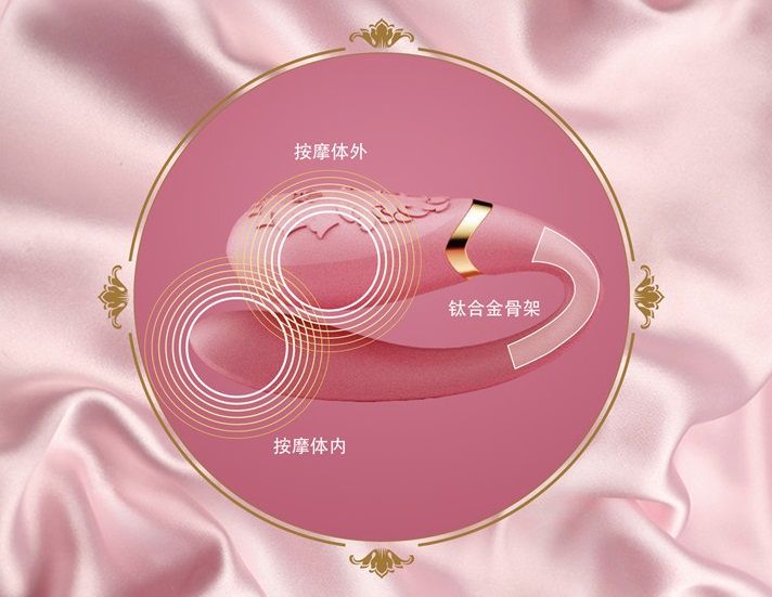 Designed with our best wishes for you to be happy as Princes... Zalo - Fanfan APP Couple Massager Set - Rouge Pink photo-16