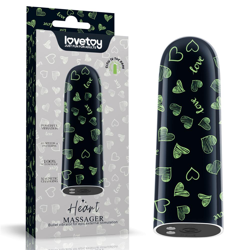 Rechargeable Glow-in-the-dark Massager is sized to stay at y... Lovetoy - Glow In Dark Mini Massager photo-12