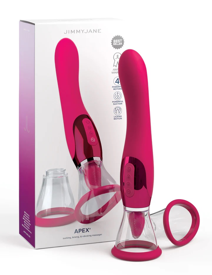 The Apex is one of our best sellers for a reason. With four ... JimmyJane - Apex Vibrator - Pink photo-11