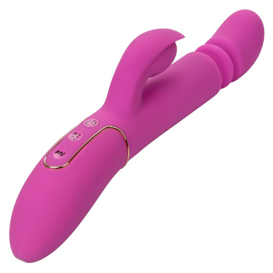 The power of a sex machine in the palm of your hand – now th... CEN - Shameless Slim Player Thrusting Vibe - Purple photo-6