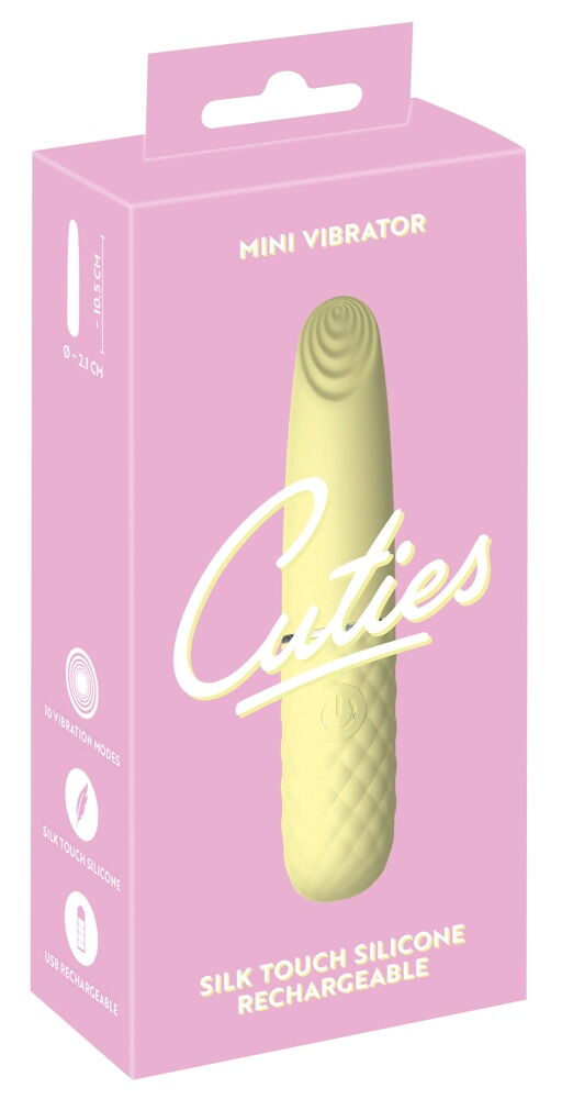 The beautiful, pastel-coloured Mini Vibrator from the Cuties... Cuties - Mini Bullet Vibrator - Yellow photo-10