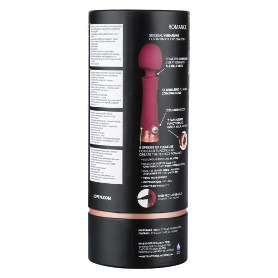 Give yourself over to a sensual love affair with the flexibl... CEN - Jopen Starstruck Romance Massager - Purple photo-12