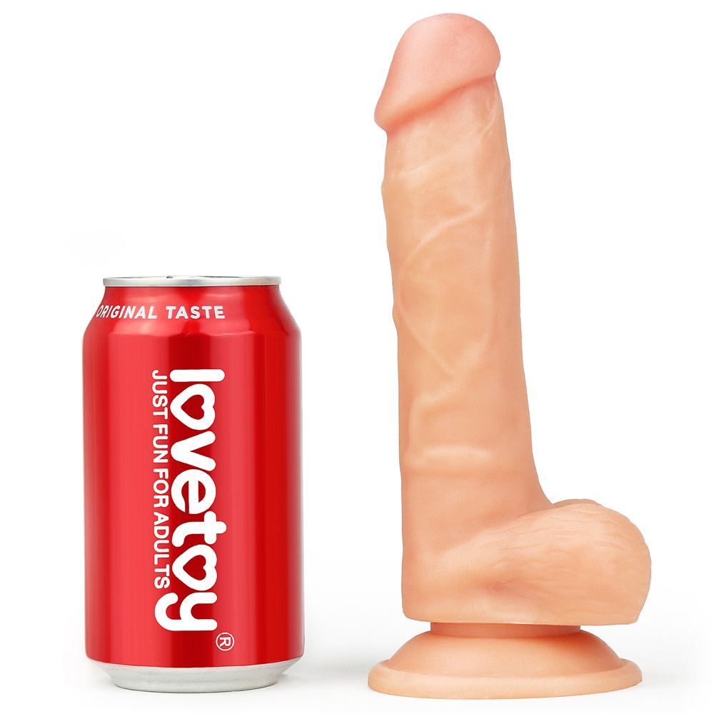 Built to deliver the most lifelike satisfaction, the Soft st... Lovetoy - Easy Strapon Set w Balls 7.5'' - Flesh photo-13