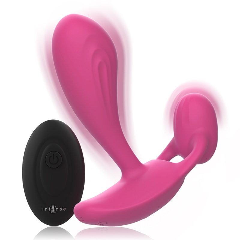 Strong, stronger, intense: The Intense Shelly Plug is every ... Intense - Shelly Vibro Plug w Remote - Pink photo-3