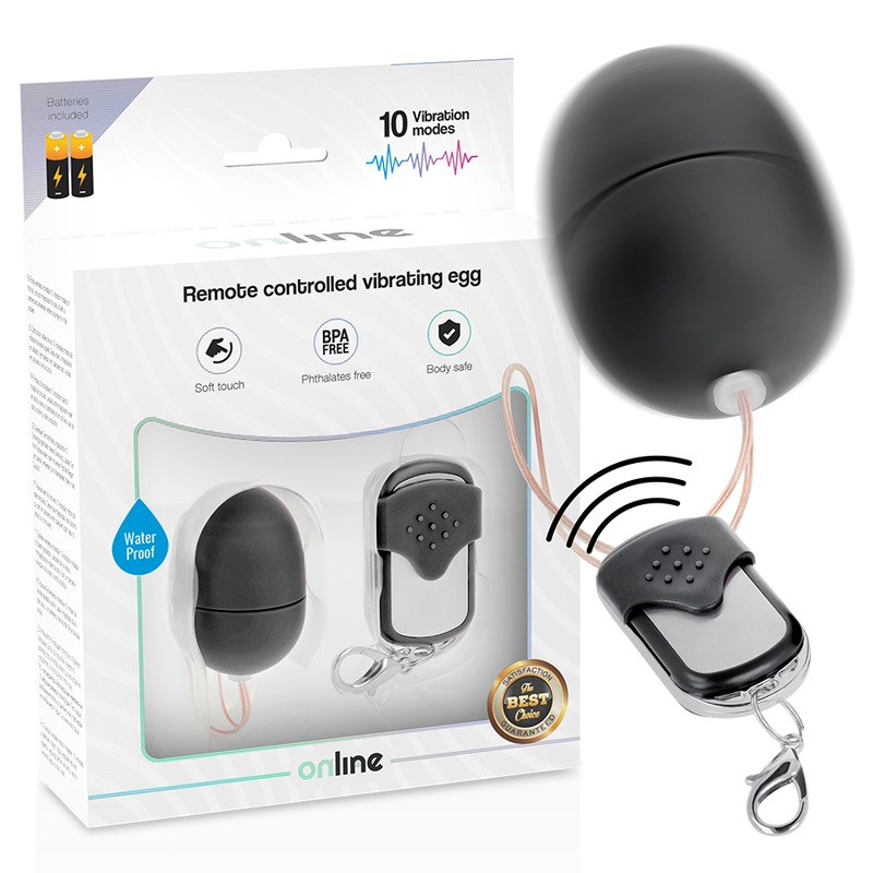 Are you tired of the monotony and looking for something to s... Online - Vibro Egg w Remote S - Black photo-5
