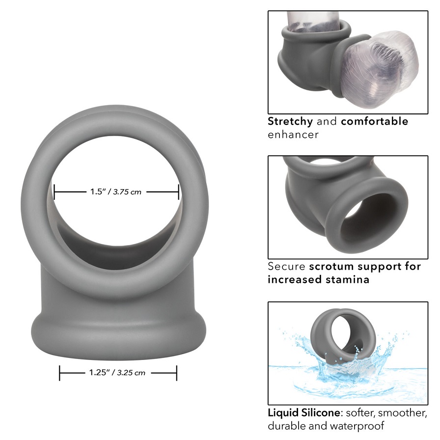 From bashful beginners to erotic experts, the Alpha Liquid S... CEN - Alpha Precision Ring - Black photo-9