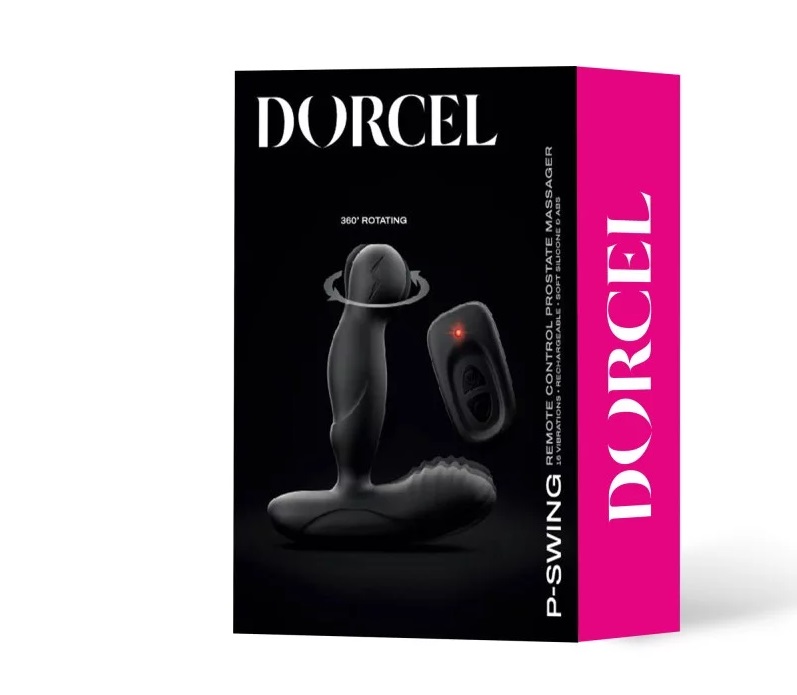 Remote control prostate massager
Dual motor
Perineum stimula... Dorcel - P-Swing Anal Vibe - Black photo-5