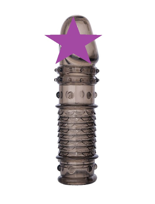 Turn your penis into an incredible source of pleasure with X... XLover - Penis Extender Sleeve 13.5cm - Black photo-2