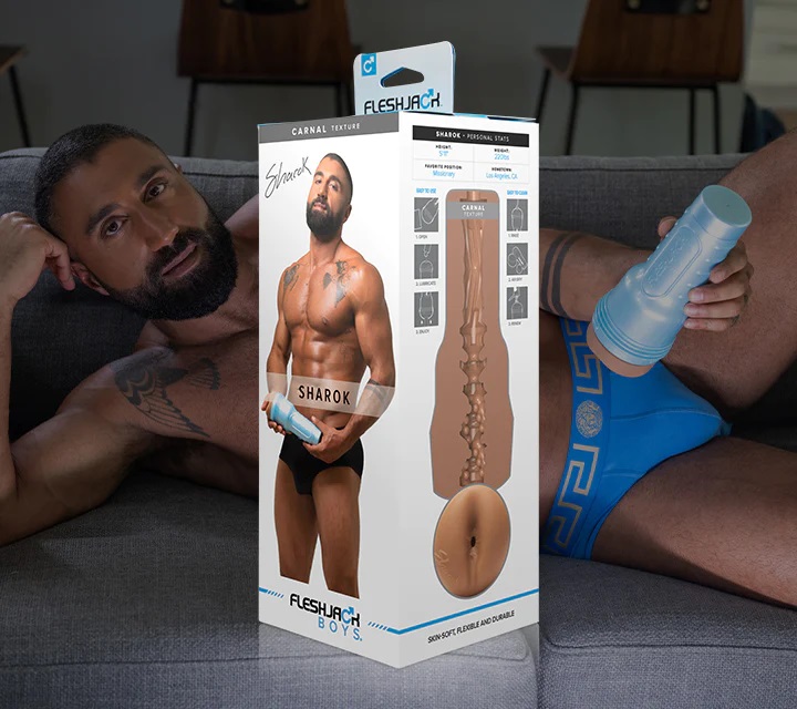 Give into your carnal desires and thrust deep into gay porns... Fleshjack - Sharok Carnal Masturbator photo-8